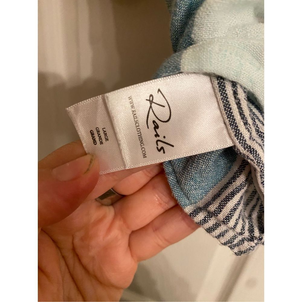 Rails Thea Stripe Tie Front Top In Highland Strip… - image 6